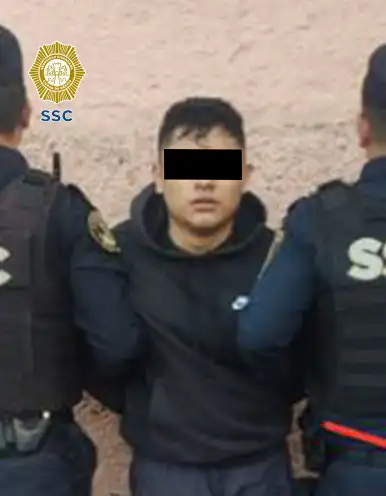 La policía logró la detención de los sujetos. Foto SSC