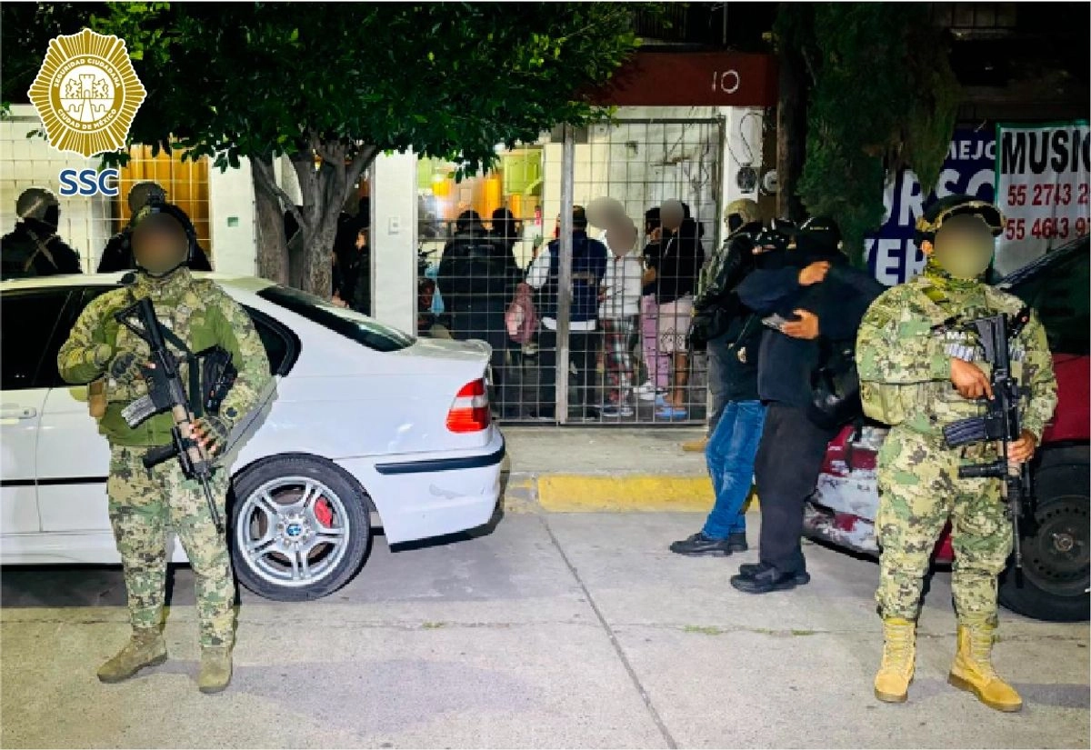 En las acciones  también participaron elementos de la Secretaría de Marina Armada de México (SEMAR), de la Guardia Nacional (GN) y de la Fiscalía General de Justicia de la Ciudad de México. Foto 