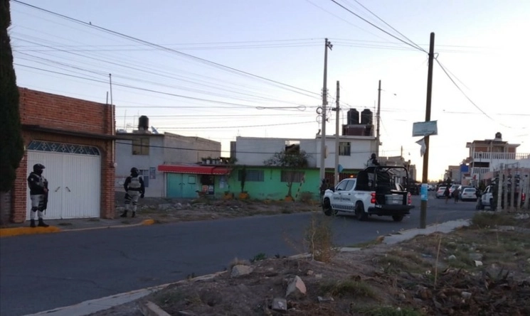 Durante el operativo se realizaron cinco cateos en viviendas de forma simultánea en la cabecera municipal y localidades de Tizayuca, el 13 de junio de 2023. Foto Juan Ricardo Montoya