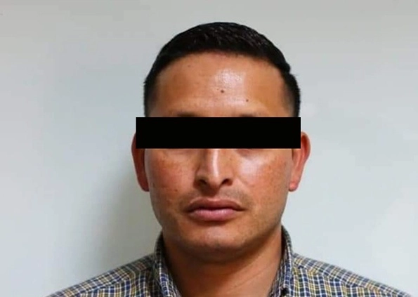Imagen del detenido, Adrián Mauricio Sánchez Mitre proporcionada por las autoridades de Michoacán.