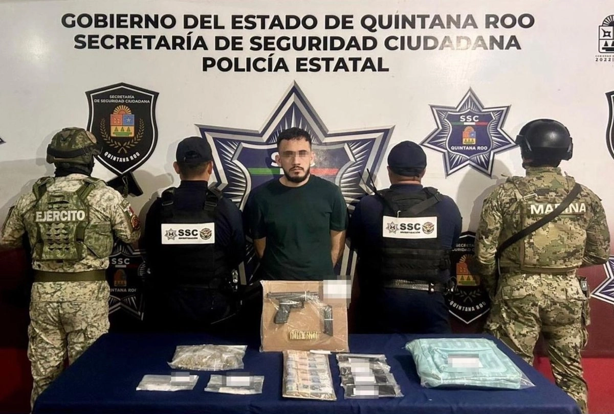 Alejandro "N", alias ´El H´ o 'El Danone', es señalado de liderar de manera intelectual la expansión del territorio controlado por el 'CJNG' al norte de Quintana Roo. Foto 