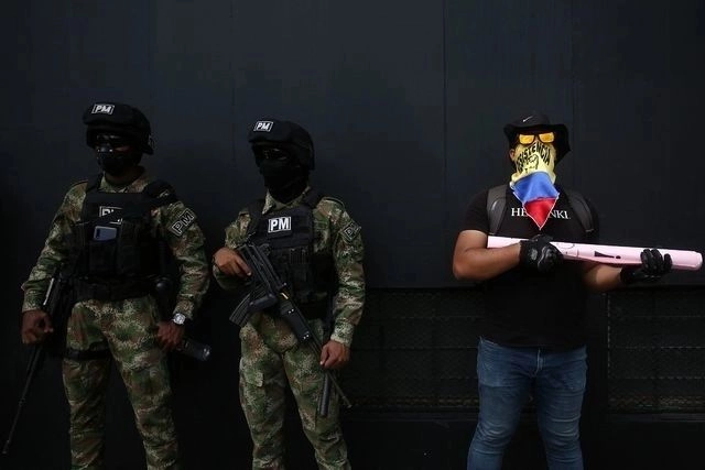 Imagen de archivo de elementos de la policía de Colombia. Foto