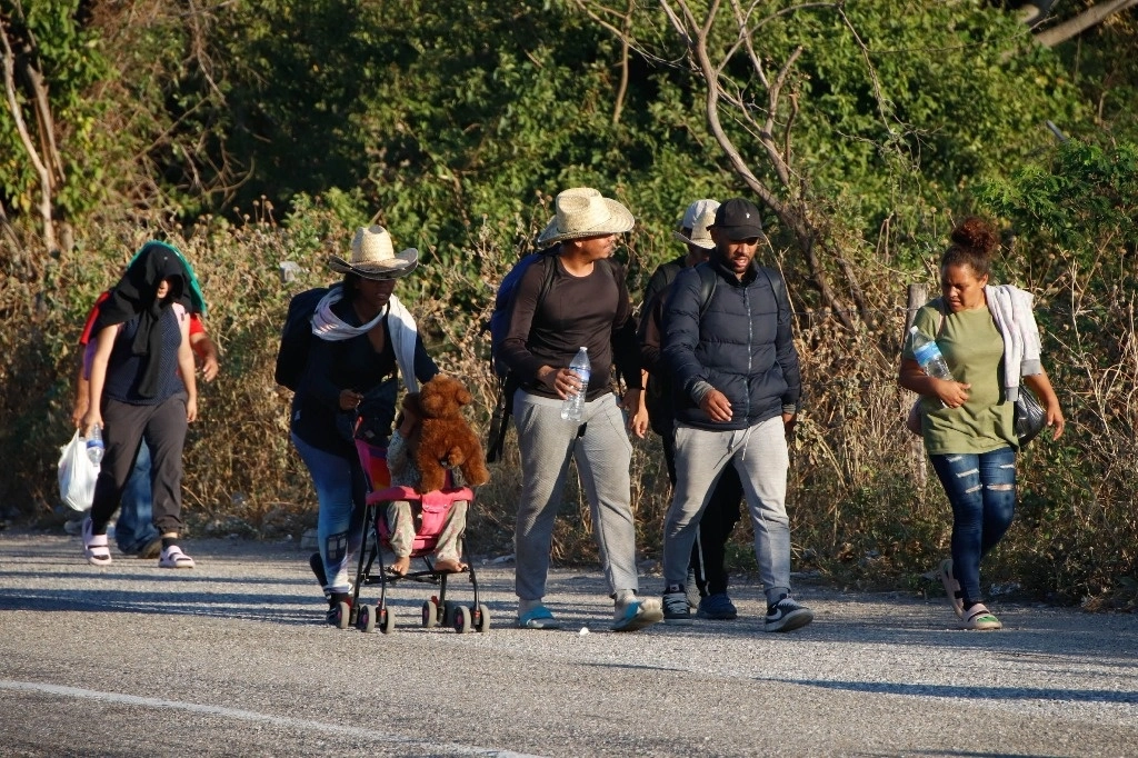 Caravana migrante en territorio Oaxaqueño. Foto Cuartoscuro / Archivo