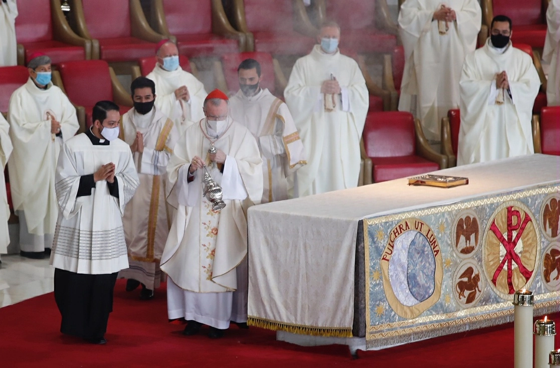 La misa de mediodía ayer en la Basílica de Guadalupe estuvo dedicada al papa Francisco. Foto Cristina Rodríguez