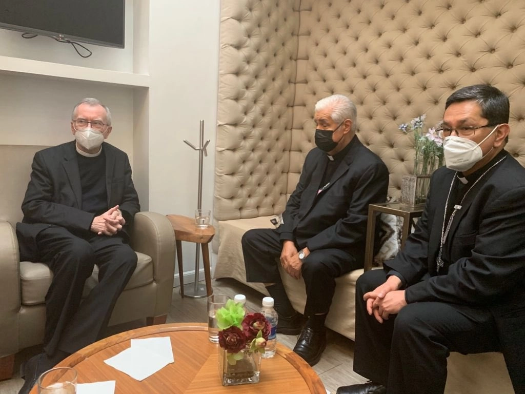 La visita del cardenal tiene como principal objetivo encabezar la ordenación del nuevo nuncio apostólico para Papúa Guinea, Fermín Sosa. Foto Cortesía CEM