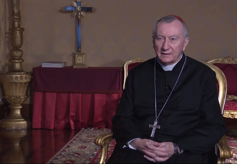 El Secretario de Estado de la Santa Sede, el cardenal Pietro Parolin en imagen de archivo. Fotograma tomado del video emitido en la cuenta de Facebook @vaticannews.es  ·