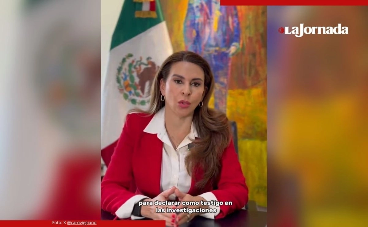 Carolina Viggiano, senadora y secretaria general del PRI. 