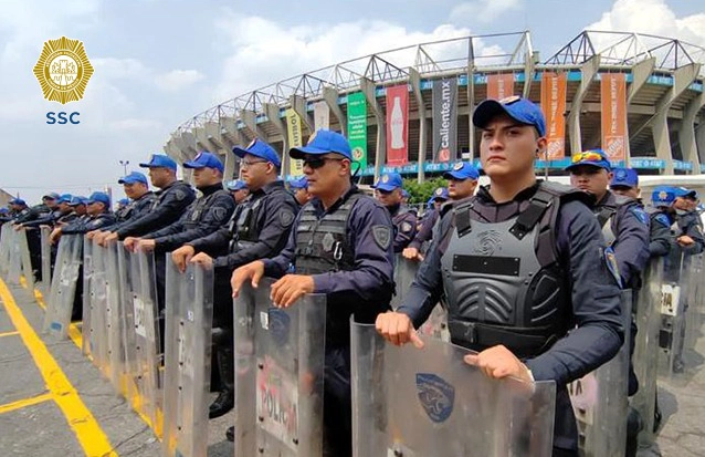 La Secretaría de Seguridad Ciudadana de la Ciudad de México implementará el operativo “Estadio Seguro” para el partido Chivas-América. Foto SSC
