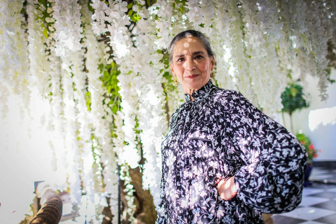 Ofelia Medina expresó que está contenta de ser parte de este proyecto. Foto cortesía de la producción 'Casino del diablo'