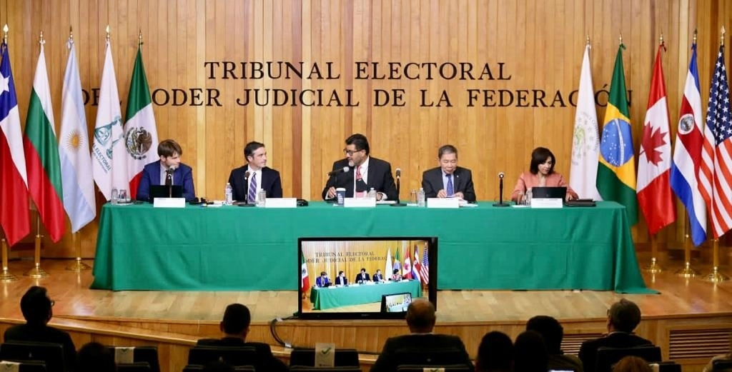 Segundo día de actividades del foro Estándares Internacionales de la Comisión de Venecia. Foto Tomada del Twitter @TEPJF_informa