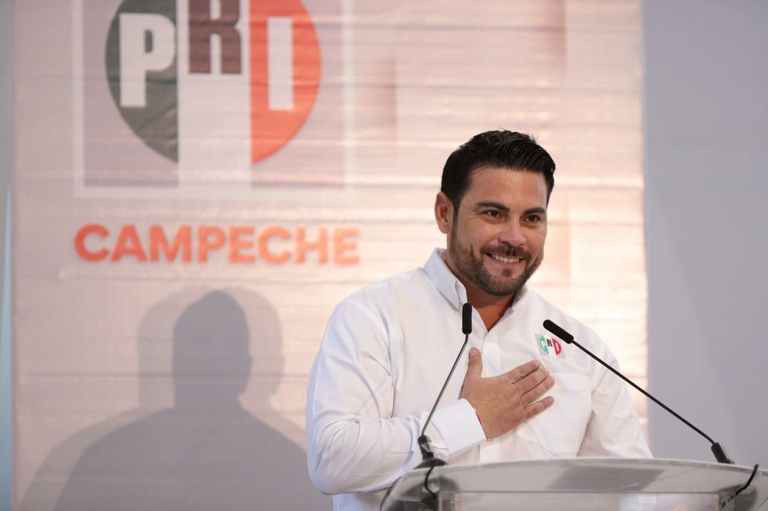 Christian Castro Bello busca ser candidato de la coalición “Va por Campeche” a la gubernatura del estado. Foto Lorenzo Chim