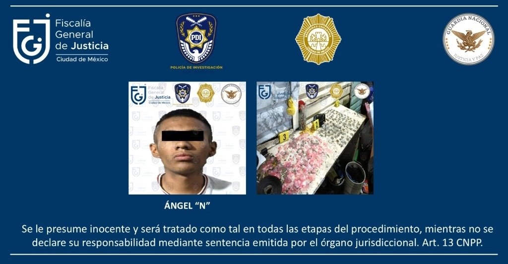 Imagen difundida por la Fiscalía de la CDMX.