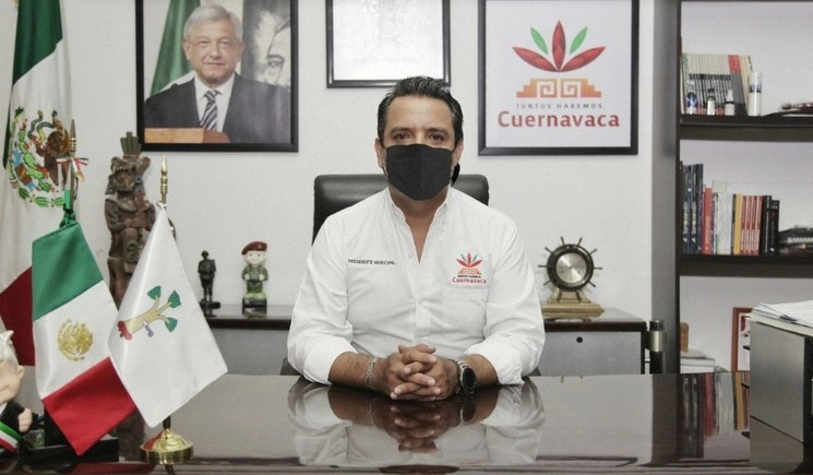 Antonio Villalobos, presidente municipal de Cuernavaca, Morelos. Foto @AntonioLobito01

