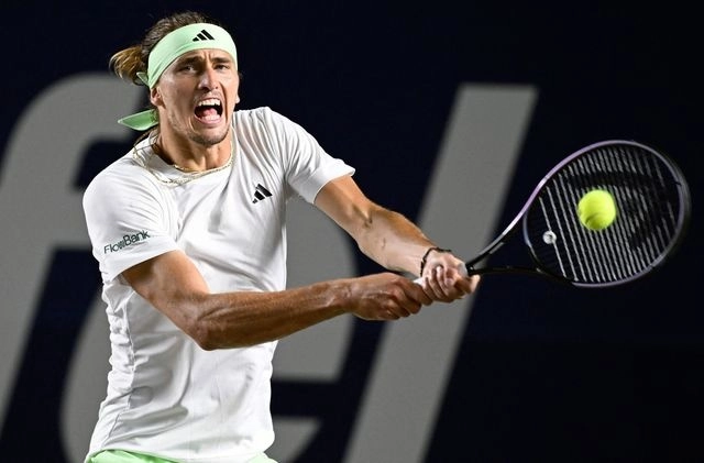 El tenista alemán Alexander Zverev. Foto Afp