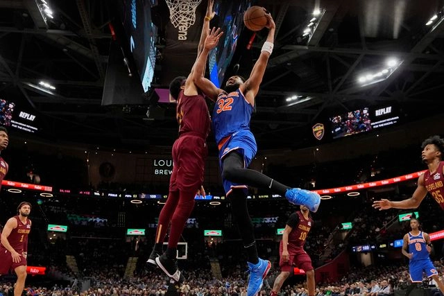 Jarrett Allen agregó 21 unidades para los Cavaliers, que tienen 61 victorias. Foto 