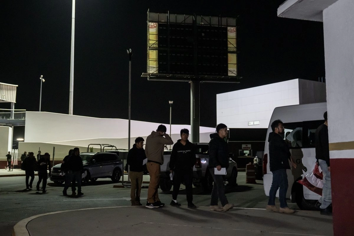 Migrantes deportados hacia México, en imagen del 22 de enero de 2025. Foto 
