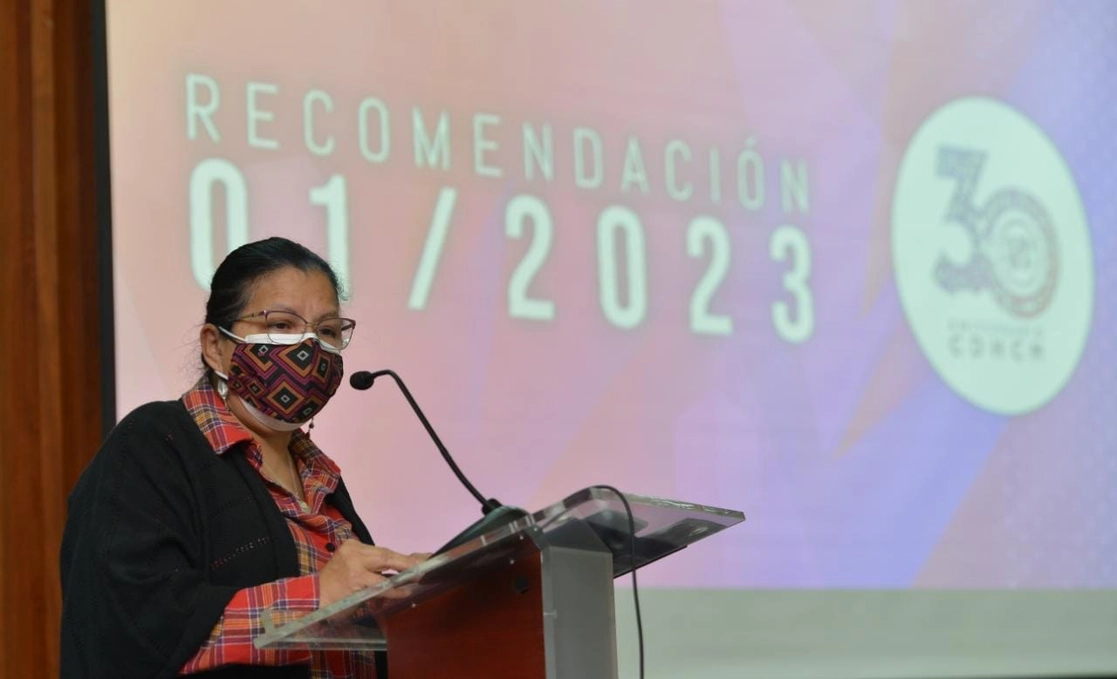 La presidenta de la CDHCM, Nashieli Ramírez Hernández, señaló que en alguno de los casos se registró la tentativa de feminicidio. Foto Laura Gómez Flores