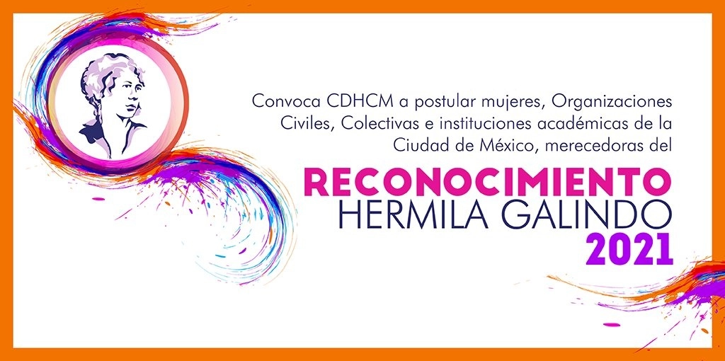 Las postulaciones para el Reconocimiento Hermelina Galindo 2021 se recibirán hasta el 12 de mayo. Foto Tomada del Twitter @CDHCMX
