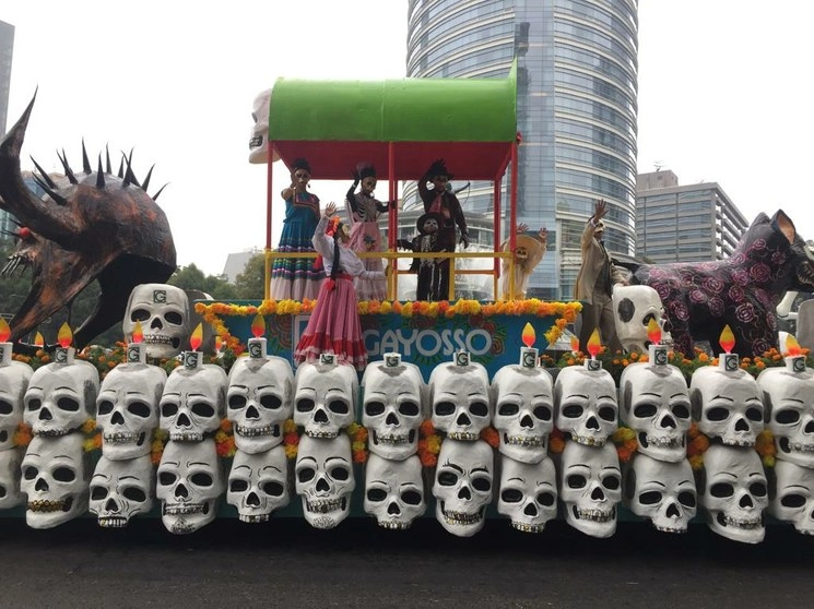 Mega Desfile de Día de Muertos 2019 en la Ciudad de México. Foto María Luisa Severiano