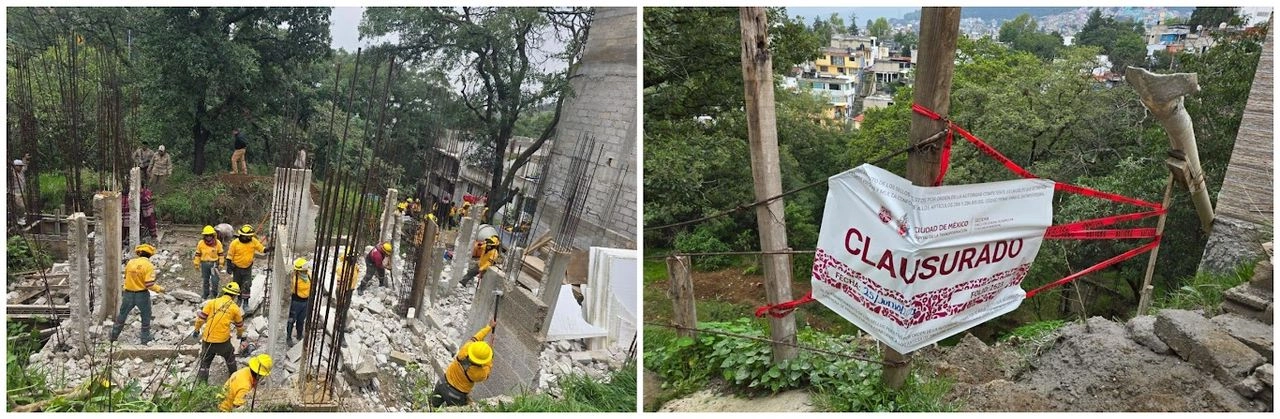 A pesar de las advertencias y reuniones con el gobierno central y la alcaldía, los pobladores empezaron a construir en zonas prohibidas. Las autoridades indicaron que sólo serán regularizados los terrenos que se encuentren en lugares autorizados y que no pongan en peligro a sus moradores. Foto 