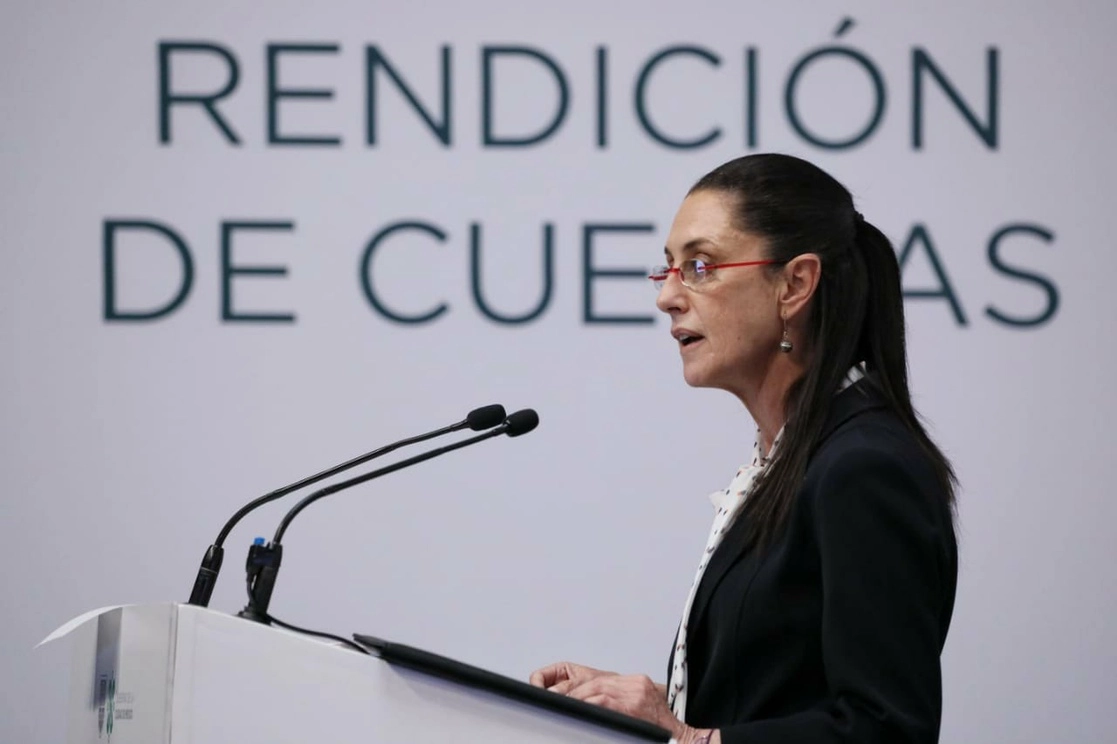 Claudia Sheinbaum rindió un informe de acciones a 28 meses de asumir la jefatura de gobierno de la CDMX. Foto @Claudiashein