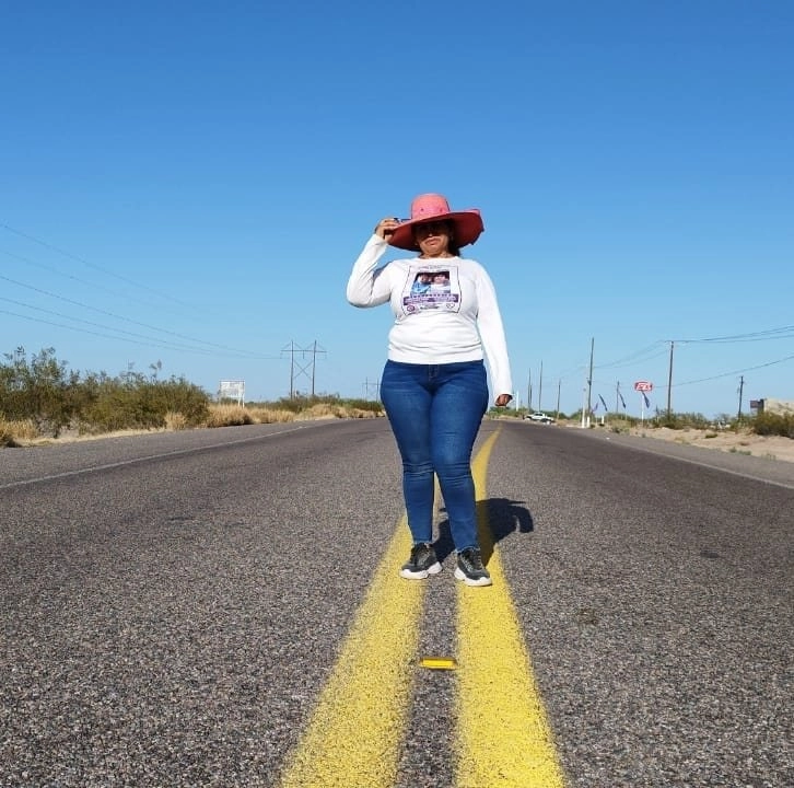 La activista había sido encontrada con ligeros malestares por ayuno. Foto Tomada de Facebook Ceci Patricia Flores Armenta 