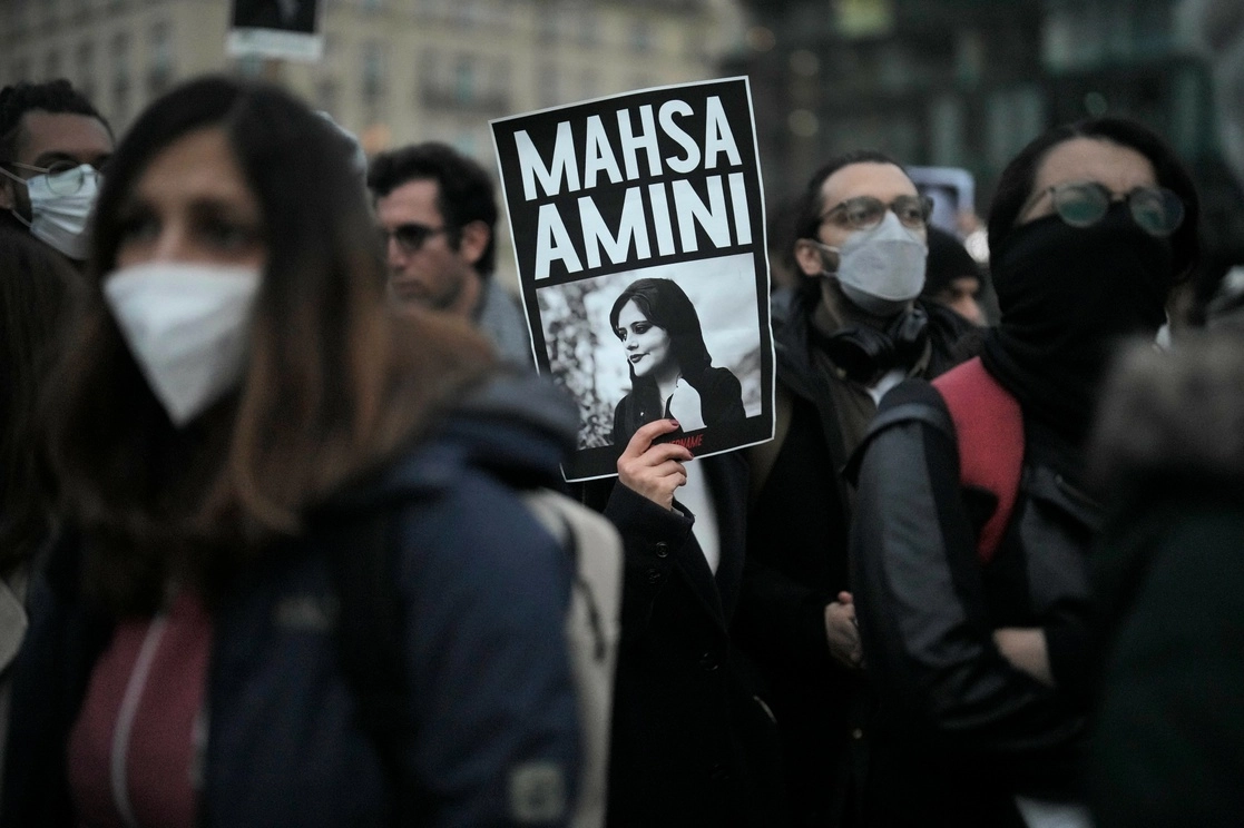 Protesta contra la represión policial en Dubái. Foto Ap