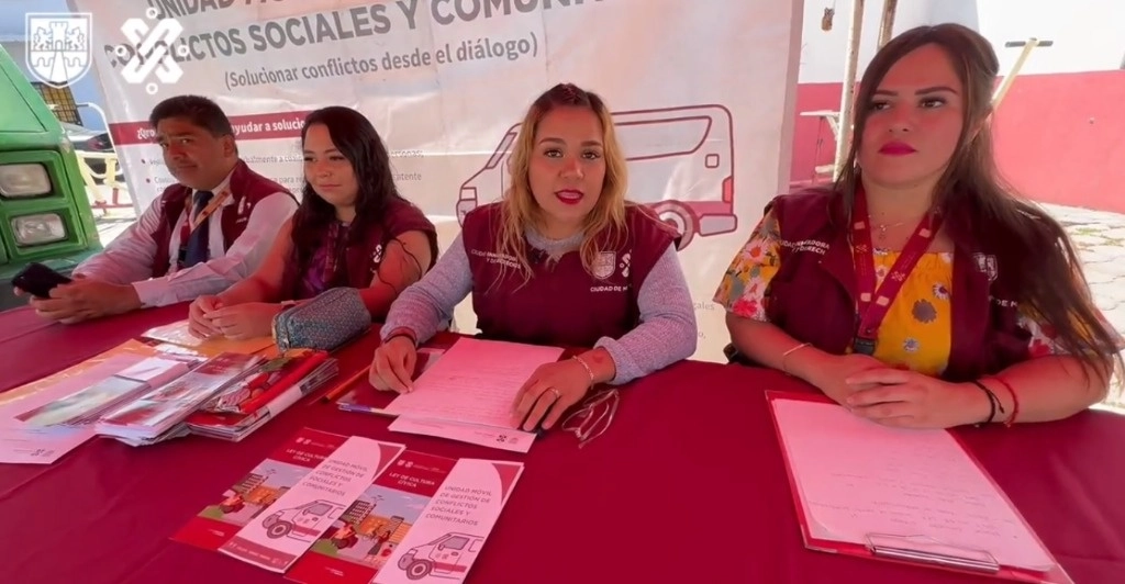 En estas cuatro semanas se han atendido a más de mil personas principalmente en asesoría y orientación. Captura de pantalla tomada de video difundido en la red social X @JusticiaCivica
