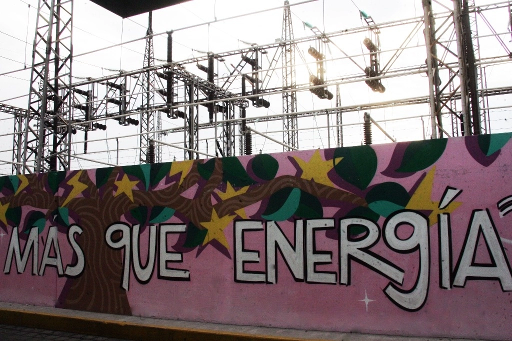 Subestación eléctrica de la CFE en la Ciudad de México, el 10 de junio de 2024. Foto Roberto García Rivas