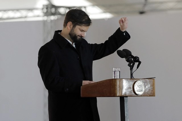 El presidente Gabriel Boric, en el marco de la conmemoración de los 50 años del golpe de Estado en Chile, el 11 de septiembre de 2023. Foto Europa Press 