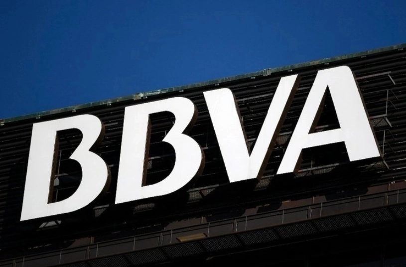 Logotipo del banco BBVA en imagen de archivo. 