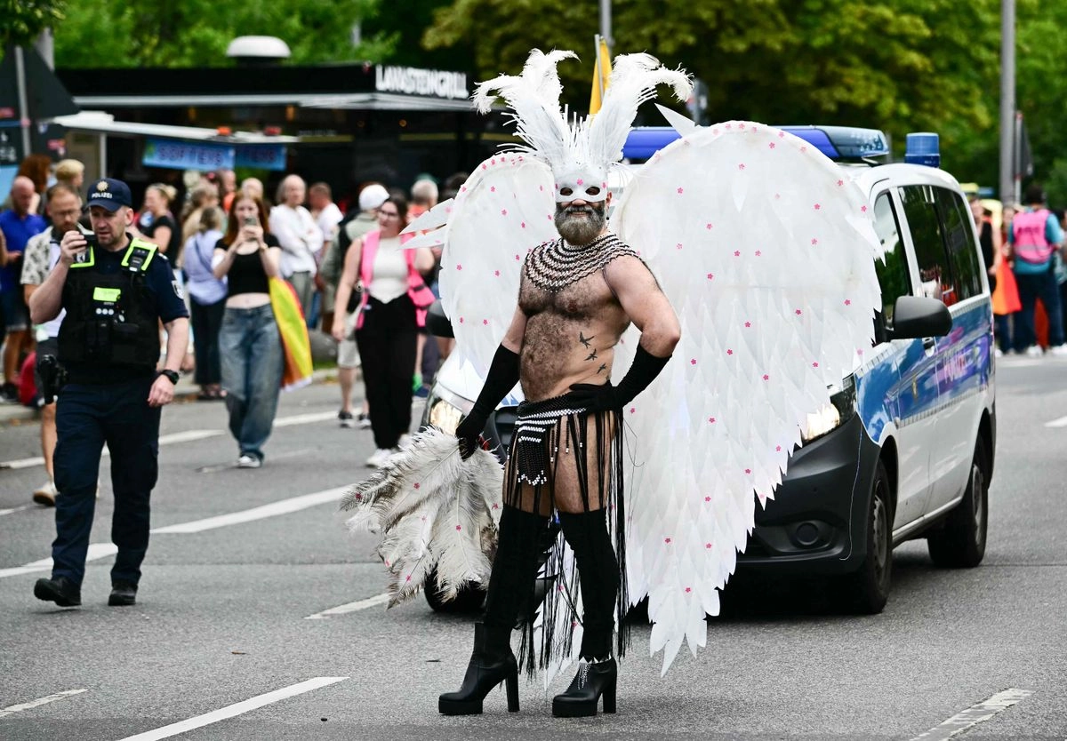 Desfile por las calles de Berlín para luchar por los derechos de la comunidad LGBTQ+, el 26 de julio de 2025.