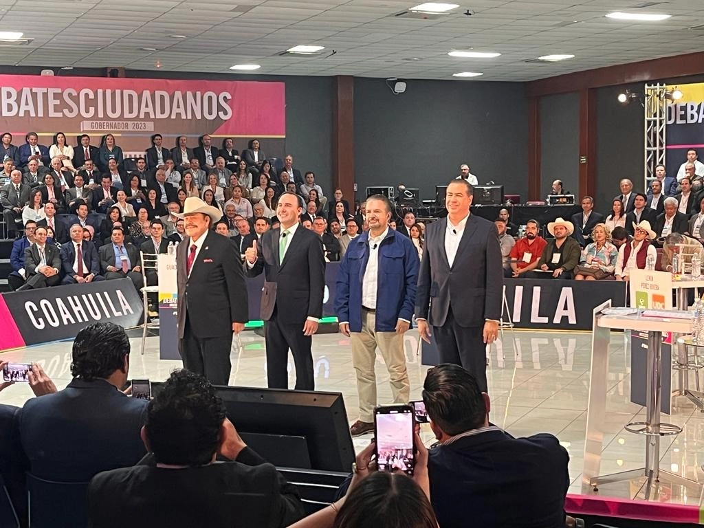 Los aspirantes a la gubernatura de Coahuila. Foto Leopoldo Ramos