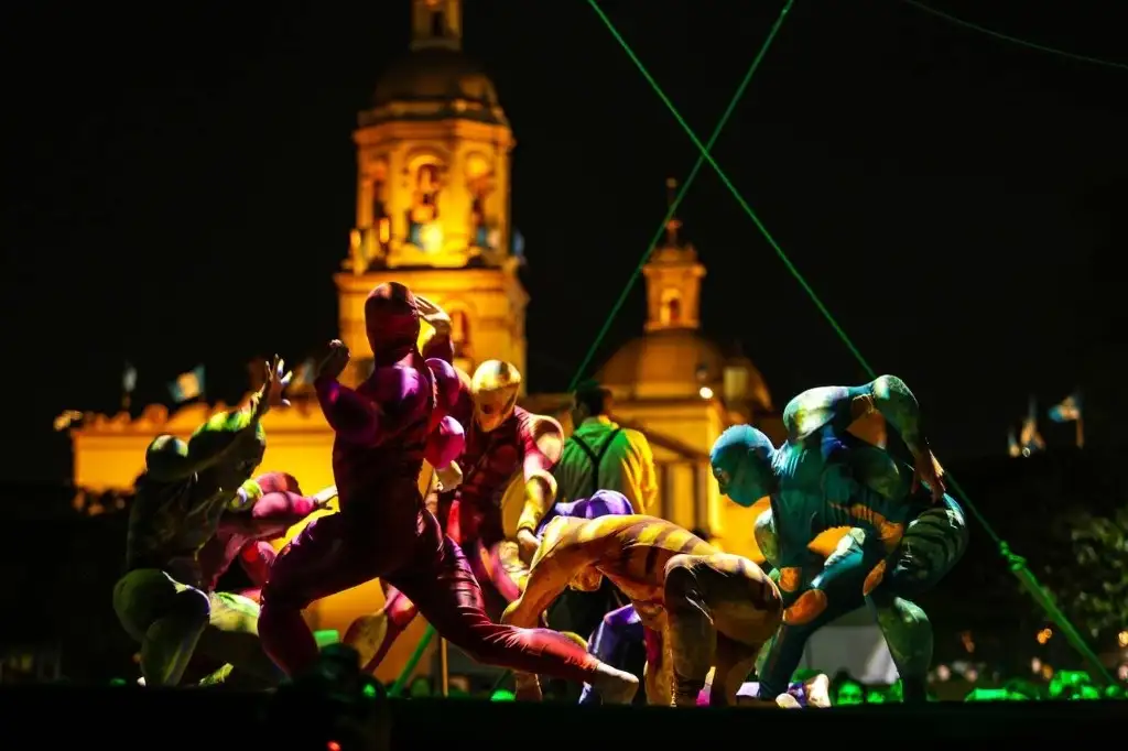 Aspectos de la muestras artísticas en el Festival. Foto Ricardo Montoya