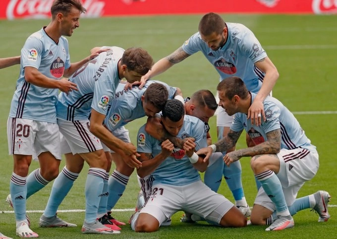 Con la victoria, el Celta de Vigo llegó a 30 puntos y se alejó de los puestos de descenso en el torneo español de futbol. Foto @LaLiga
