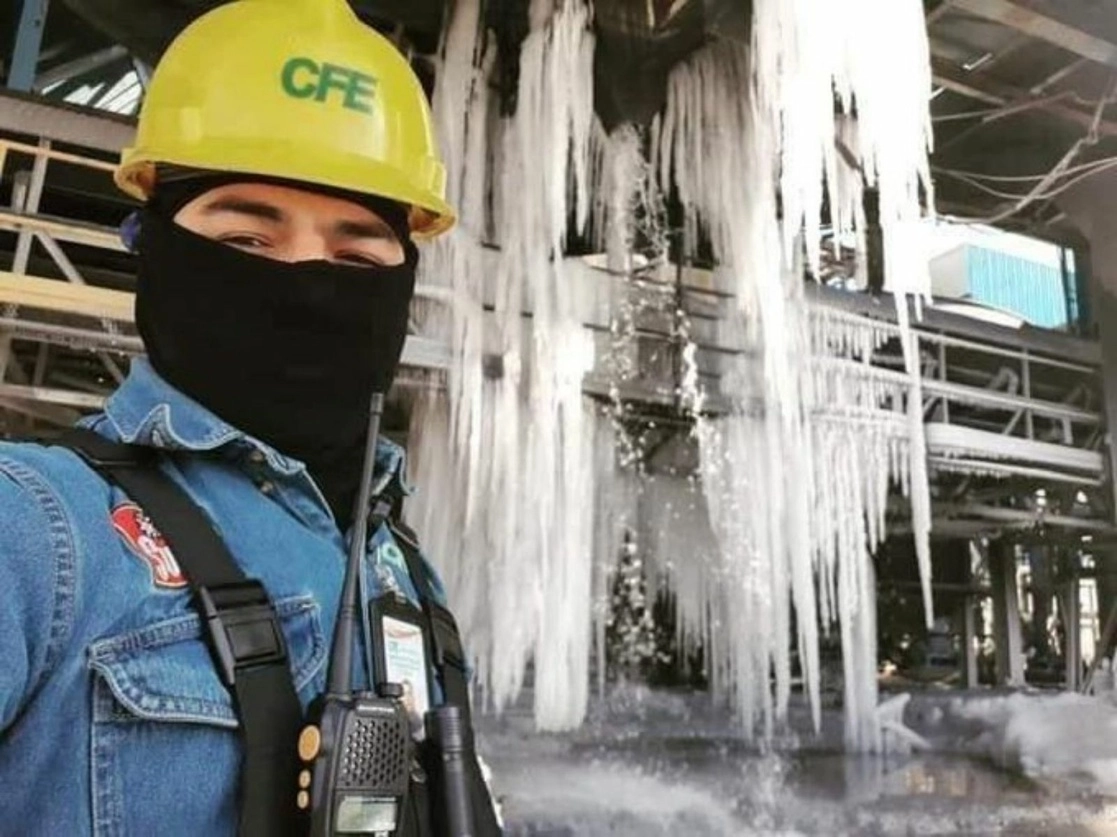 La alerta crítica había sido declarada debido a la tormenta invernal de Texas. Foto cortesía CFE 