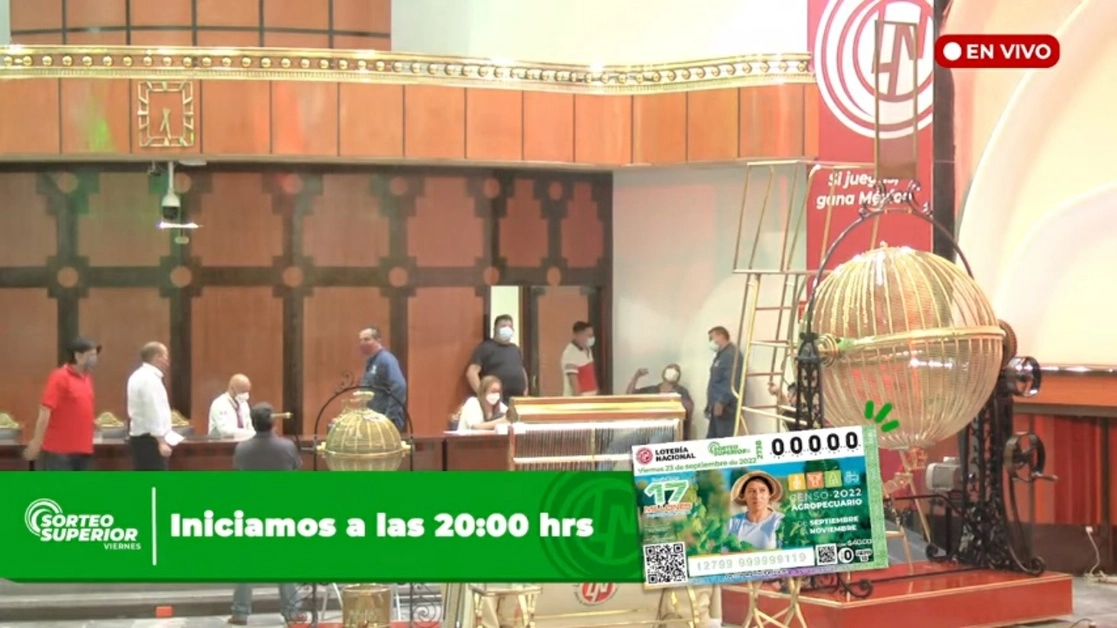 Sorteo de la Lotería Nacional con relación al inicio del Censo Agropecuario 2022.