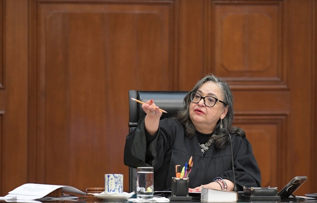 La ministra presidenta de la SCJN, Norma Lucía Piña, durante una sesión. Foto Cuartoscuro / archivo 