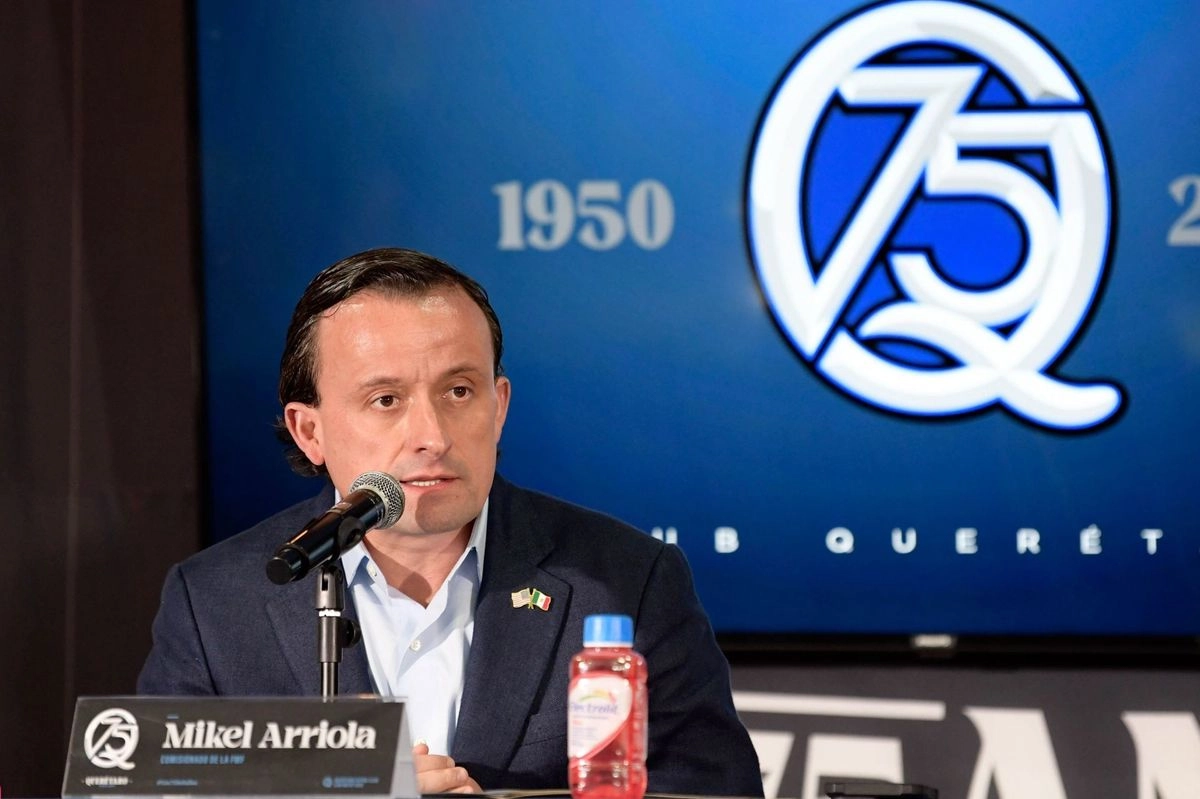 Mikel Arriola, presidente de la Federación Mexicana de Futbol. Foto 
