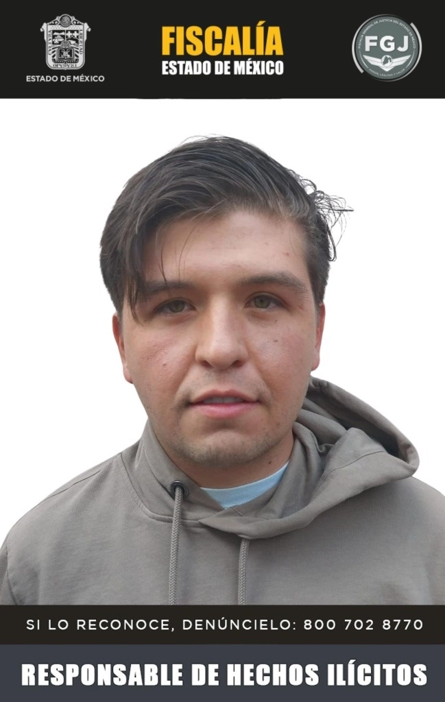 El influencer y ahora sentenciado Rodolfo 'El Fofo' Márquez. Imagen difundida por https://x.com/FiscaliaEdomex