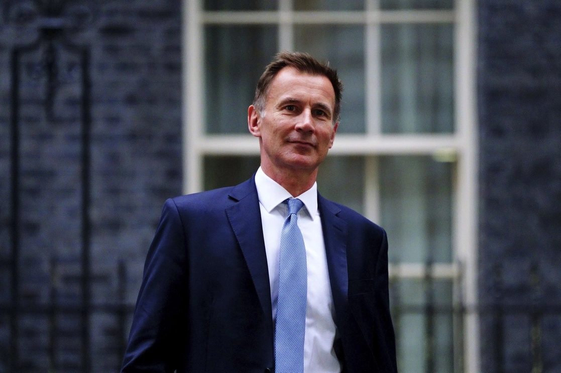 Jeremy Hunt, ex ministro de Relaciones Exteriores y de Salud es el nuevo ministro de Finanzas de Gran Bretaña. Foto Ap 