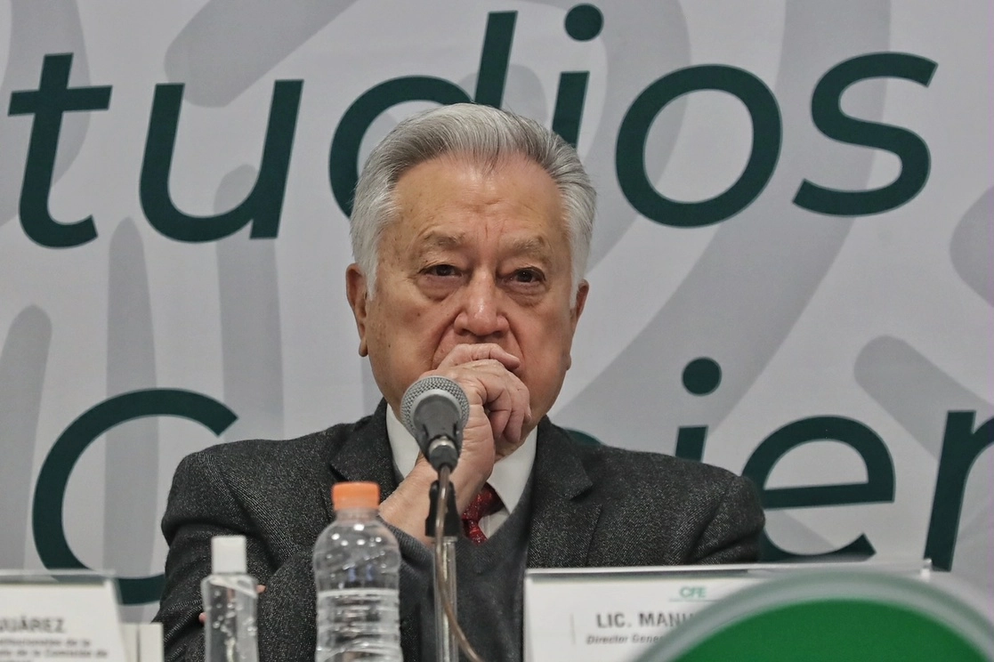 Manuel Barttlet, director de CFE, en una imagen del 17 de noviembre pasado. Foto Marco Peláez