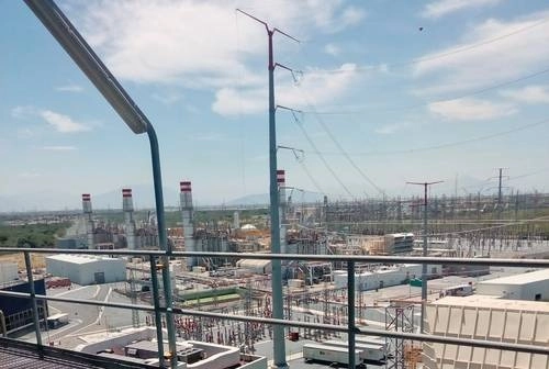 Aspecto de la planta Dulces Nombres, de Iberdrola Monterrey. Foto tomada de Facebook