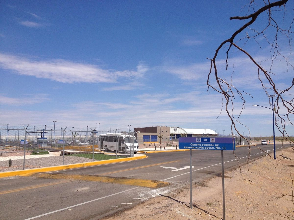 'El Junior' fue deportado de EU a México y enviado al Cefereso 11 en Sonora, uno de los centros de reclusión con mayor seguridad en el país. Foto 