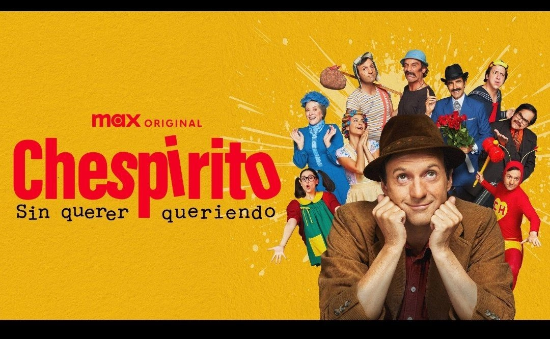 Cartel publicitario de la serie biográfica de Roberto Gómez Bolaños.
