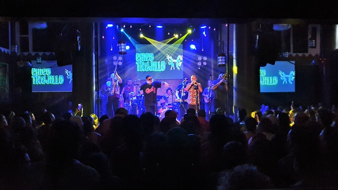 Aspectos de la presentación de Chico Trujillo en la CDMX. Foto cortesía Jesús Campos Mondragón