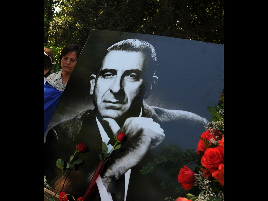 Durante un homenaje en memoria del ex presidente chileno Eduardo Frei Montalva en Santiago. Foto Afp / Archivo 