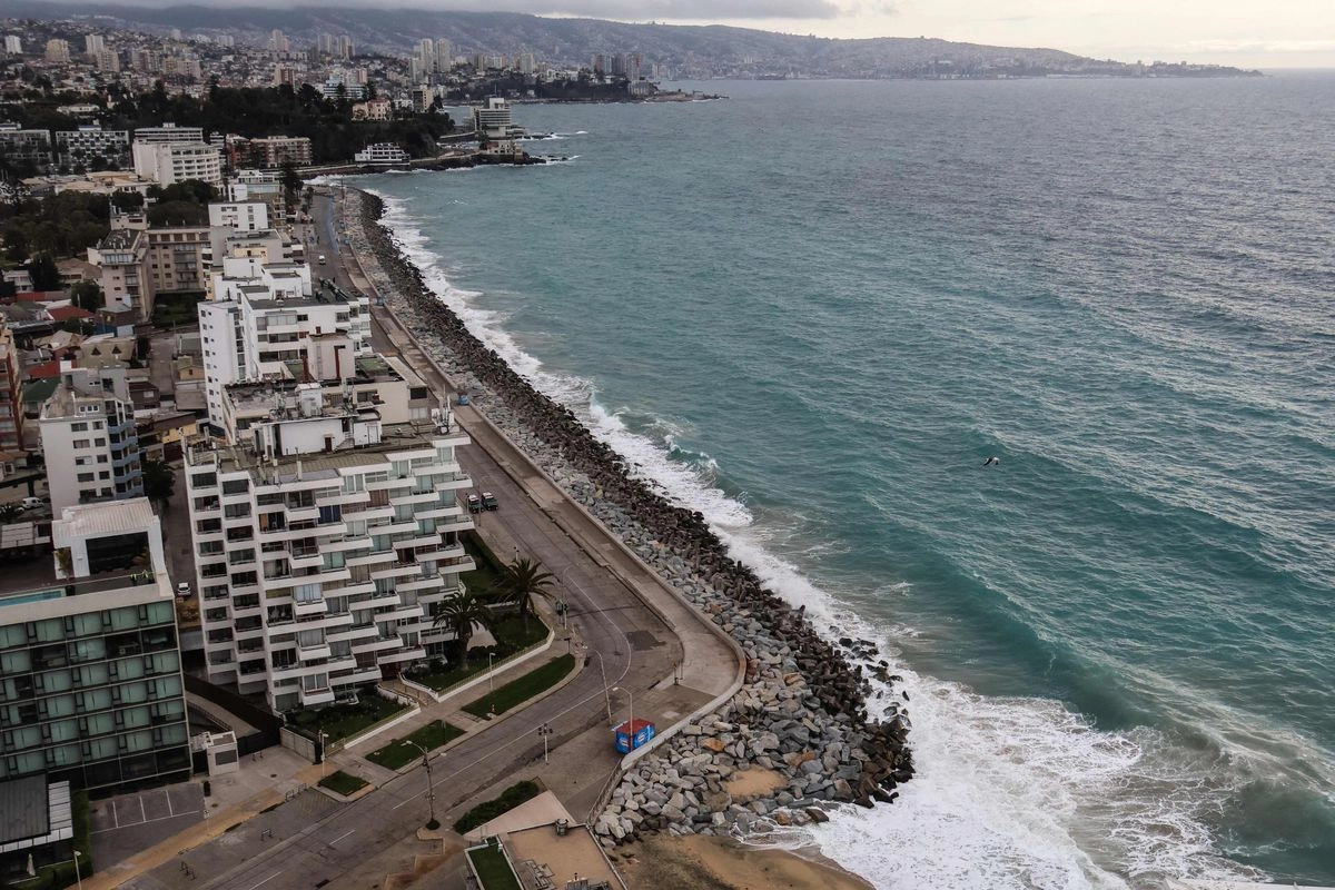 Después de 24 horas se levantó la alerta de tsunami en las costas de Chile. Foto 