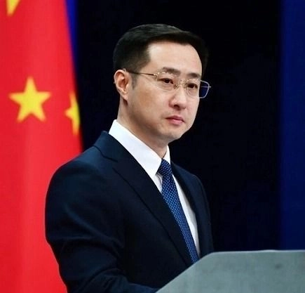 Lin Jian, el portavoz del ministerio de Relaciones Exteriores.