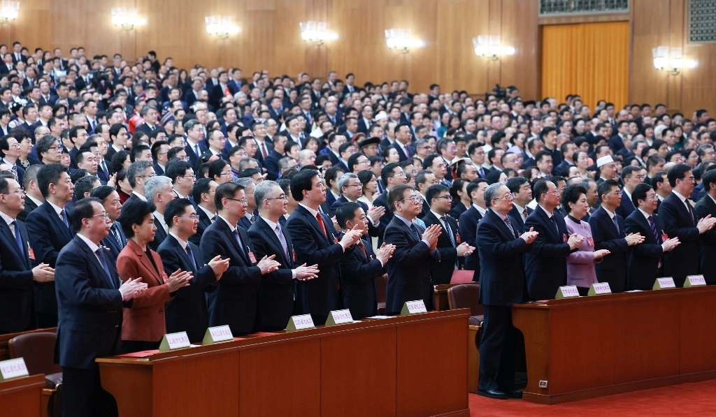 La Asamblea Popular Nacional de China clausuró la sesión del máximo órgano legislativo del país. Foto Ap